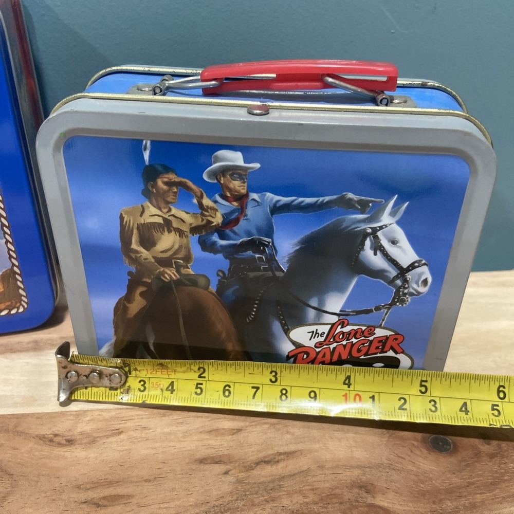 New The Lone Ranger Hallmark & General Mills Mini Tin Lunchbox Collectible 98 01 - Picture 14 of 15